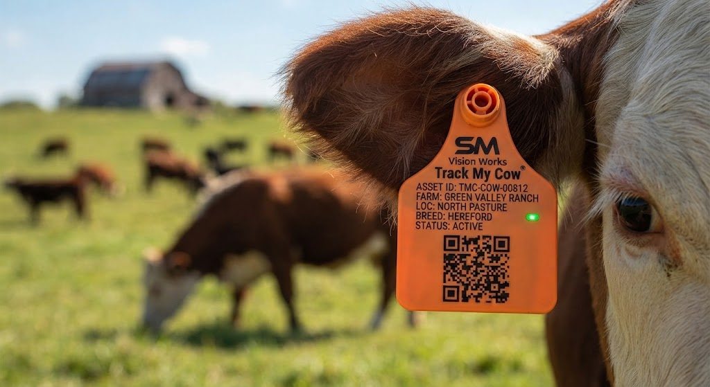 Track My Cow smart ear tag